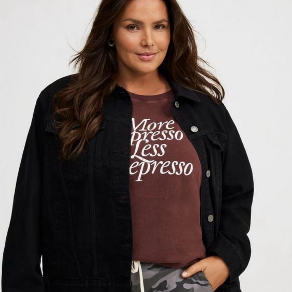 Torrid Black Denim Jacket